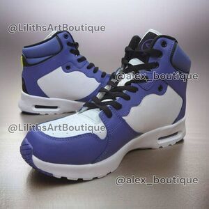 Zumba Air Classic Purple White High Top Unisex Sneakers(F003)-Size 9